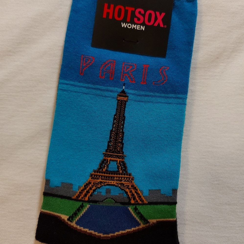 NWT 🏷 Hot Sox | Paris Crew Socks 🧦